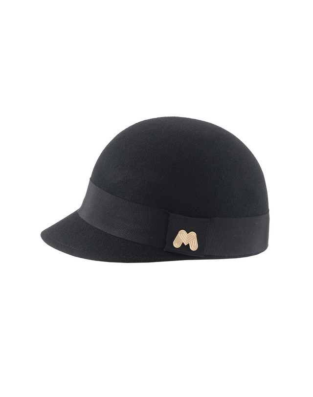 마틴골프 Wool Petit Felt Cap_Black 블랙 착용컷