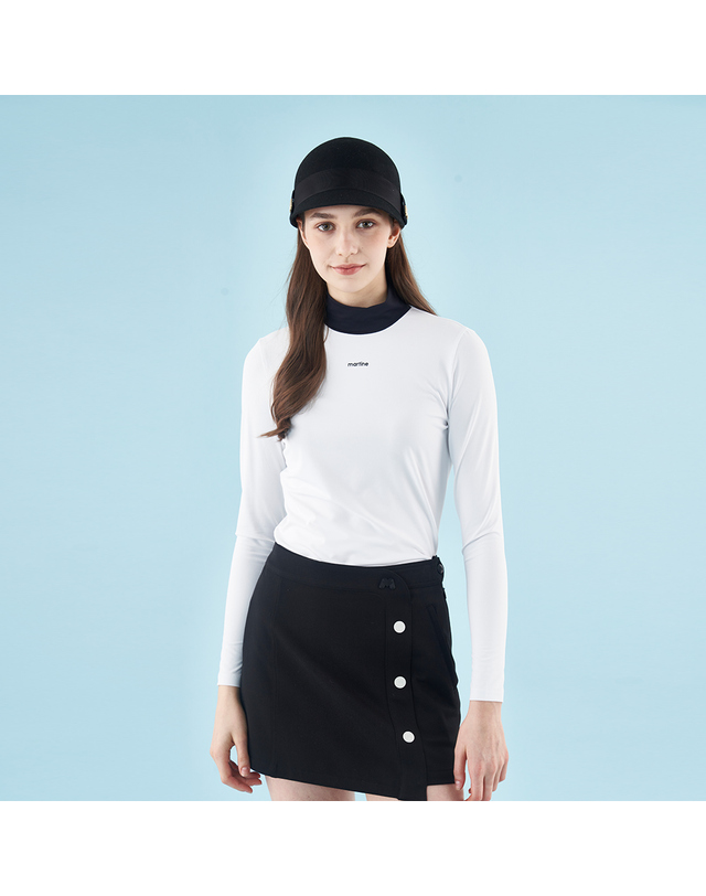 마틴골프 Wool Petit Felt Cap_Black 블랙 착용컷