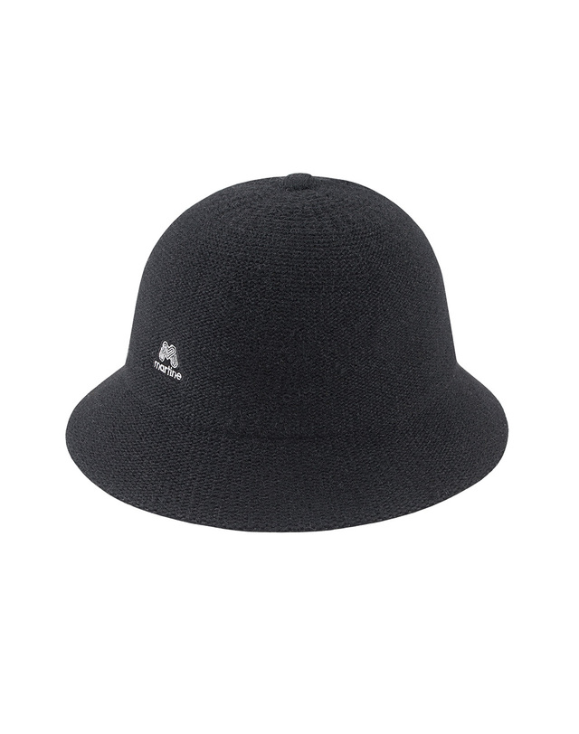 마틴골프 Angora Bucket Hat_Black 블랙 착용컷
