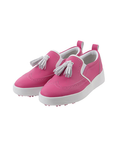 Tassel Point Slip-on_Deep Pink
