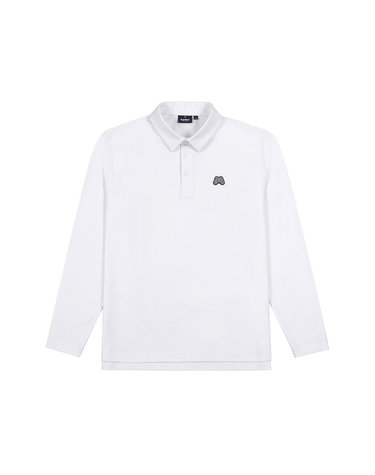 Basic Solid Collar T-Shirts_White (Men)