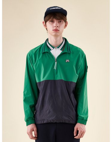Color Block Anorak Jacket_Green (Men)