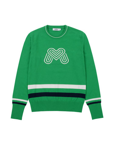 Big Symbol Basic Pullover_Green