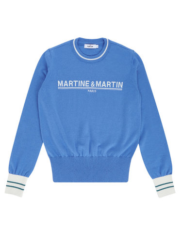 Tip Color Point Pullover_Blue