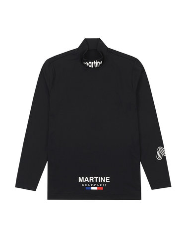 Comfy Mock Neck Shirts_Black (Men)