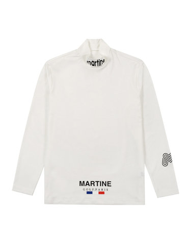 Comfy Mock Neck Shirts_White (Men)