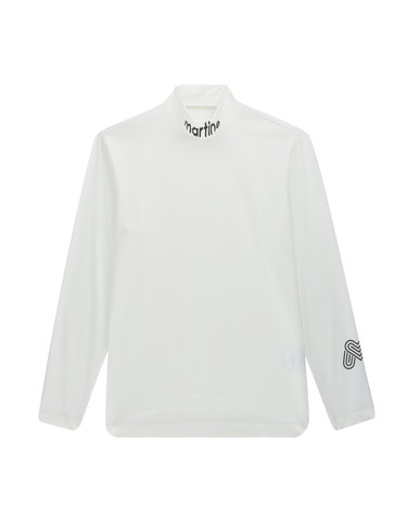 Comfy Mock Neck Shirts_White (Men)