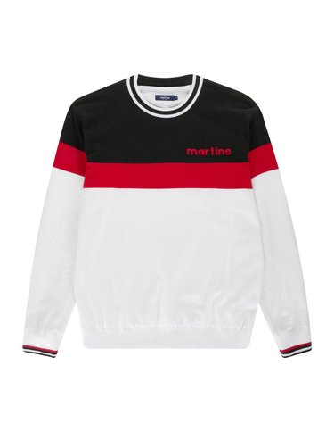 Color Block Windshield Pullover_White (Men)