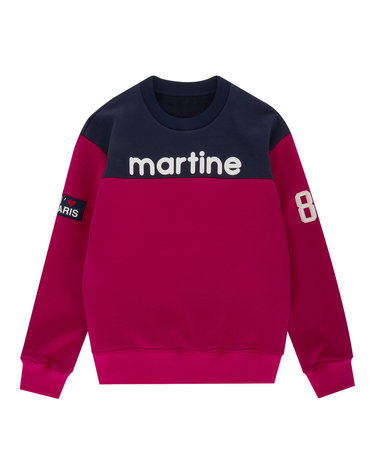 Fleece Lining Sweat Shirts_Pink