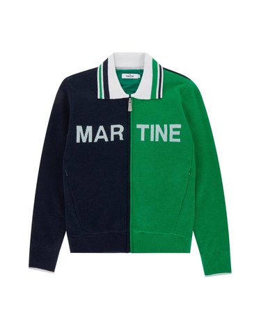 Half&Half Full Open Cardigan_Navy
