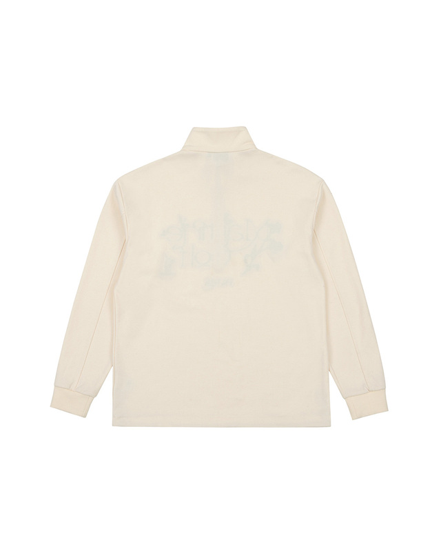 마틴골프 Half Zip-up Sweat Shirts_Ivory (Men) 아이보리 착용컷