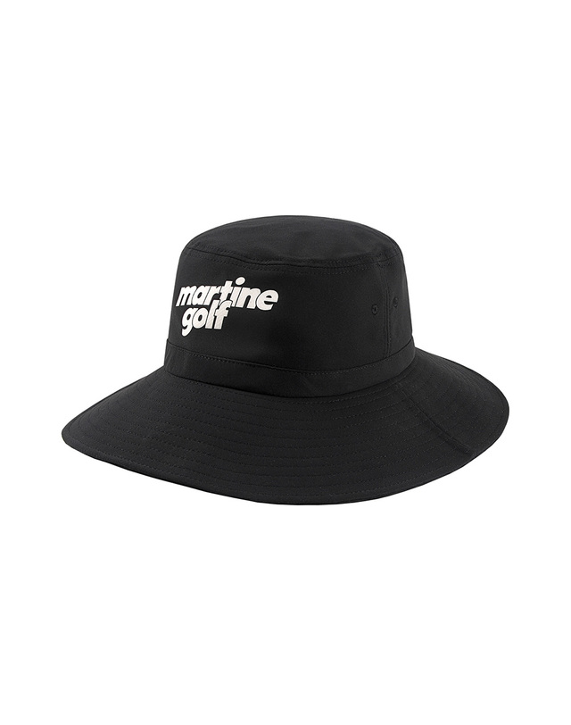 마틴골프 Martine Wide Bucket Hat_Black 블랙 착용컷