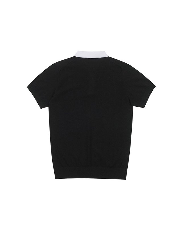 마틴골프 Classy Collar Knit_Black (Men) 블랙 착용컷