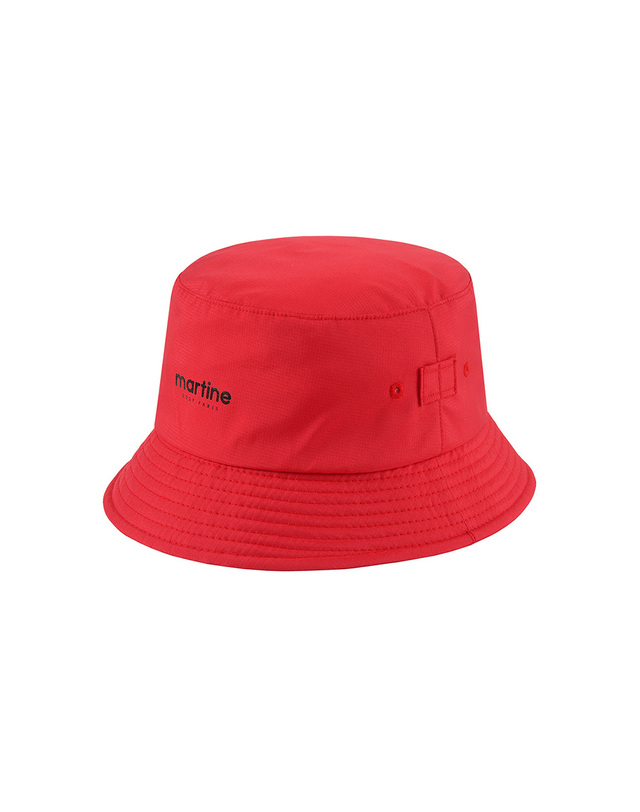 마틴골프 Tee Rack Bucket Hat_Red 레드 착용컷