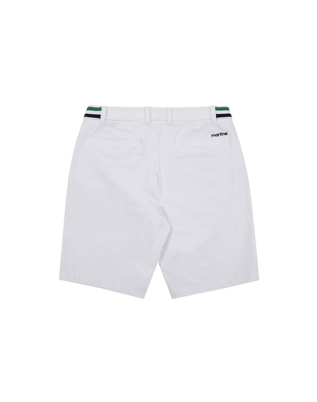 마틴골프 Side band Shorts_White (Men) 흰색 착용컷
