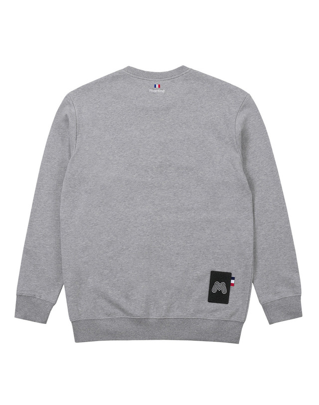 마틴골프 Merci Sweat Shirts_Grey (Uni) 그레이 착용컷