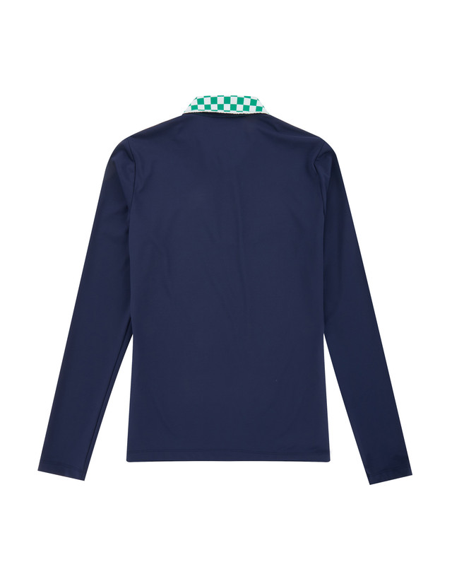 마틴골프 Checker Collar Polo Shirts_Navy 네이비 착용컷
