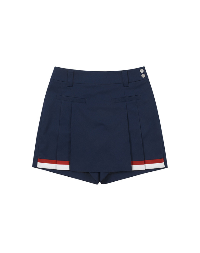 마틴골프 Tip Color Point Wrap Shorts_Navy 네이비 착용컷
