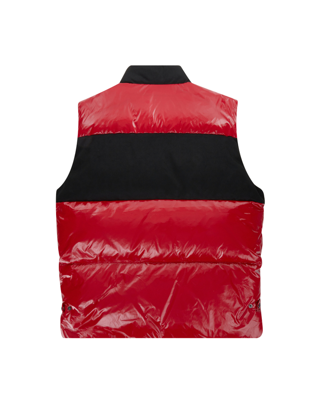마틴골프 Glossy Down Vest_Red (Men) 레드 착용컷