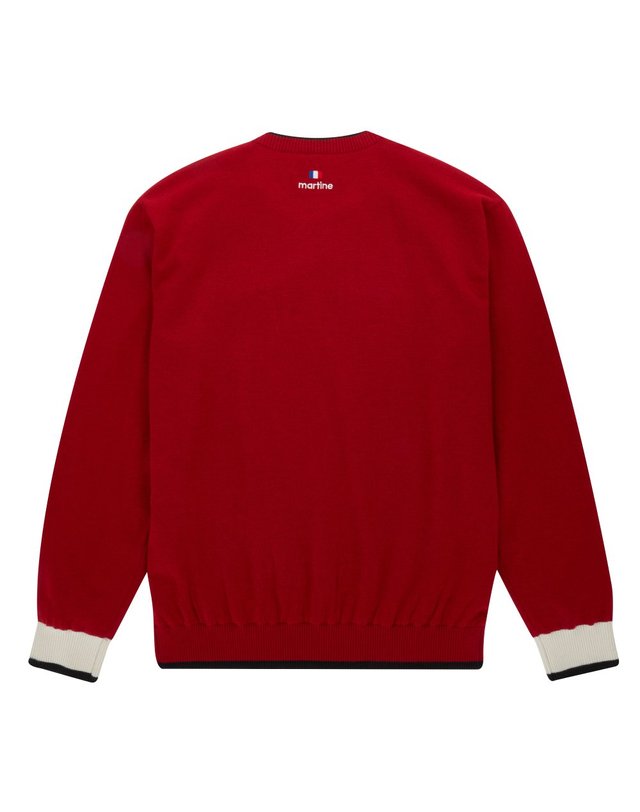 마틴골프 Basic Windshield Pullover_Red (Men) 레드 착용컷