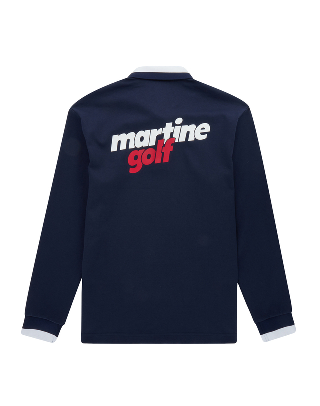 마틴골프 Basic Polo Shirts_Navy (Men) 네이비 착용컷