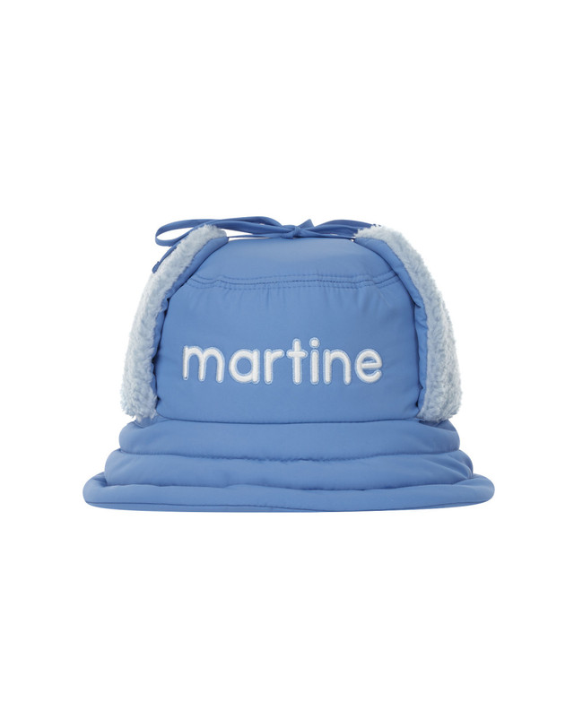 마틴골프 Padding Earmuffs Bucket Hat_Light Blue 블루 착용컷