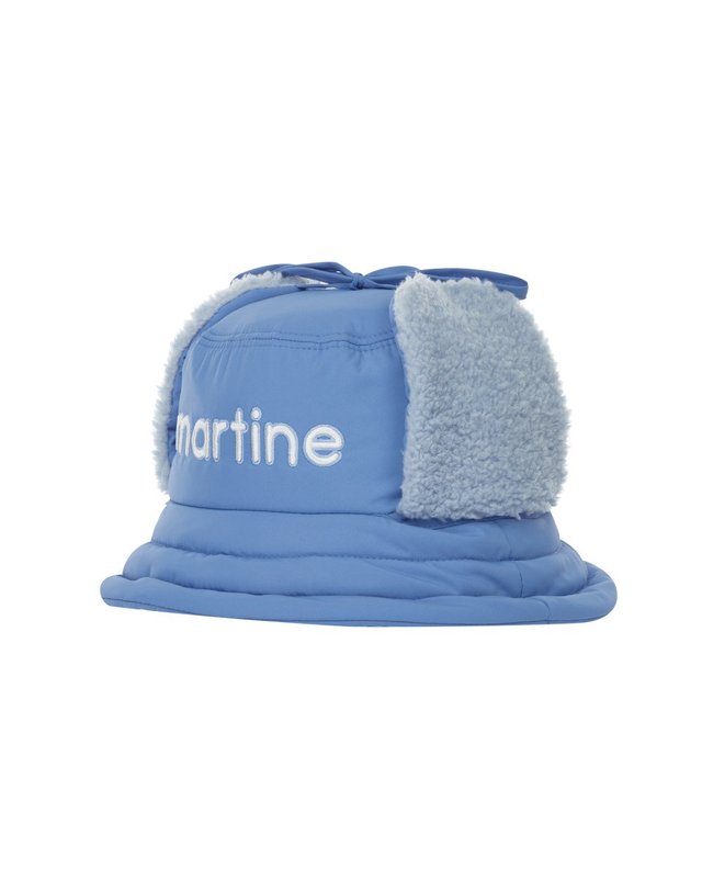 마틴골프 Padding Earmuffs Bucket Hat_Light Blue 블루 착용컷