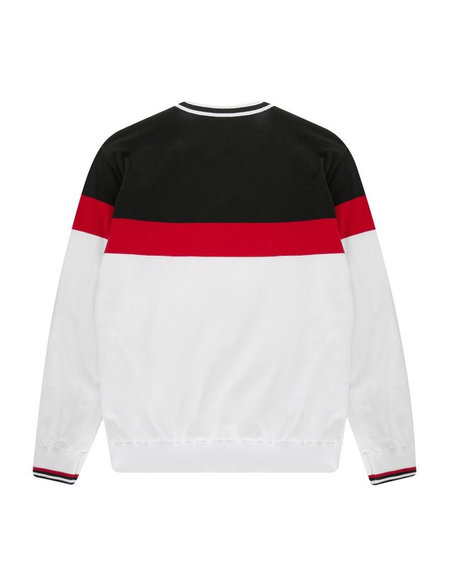 마틴골프 Color Block Windshield Pullover_White (Men) 흰색 착용컷