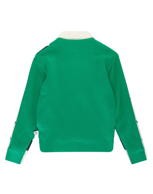 마틴골프 Argyle Collar Sweater_Green 그린 착용컷