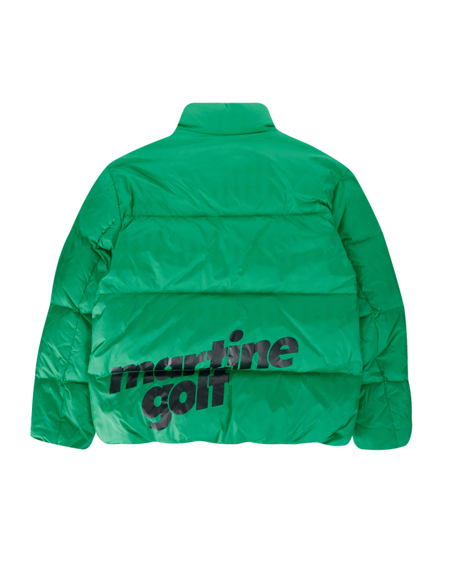 마틴골프 Big Logo Middle Down Jumper_Green (Men) 그린 착용컷