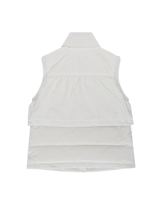 마틴골프 Double Wrap Down Vest_Ivory 아이보리 착용컷