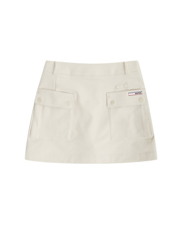 Big Pocket Culotte_White