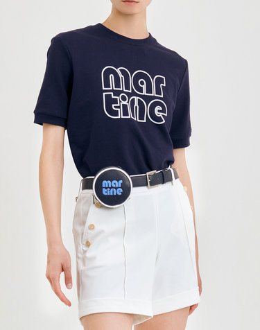 Ball Pouch Belt_Navy