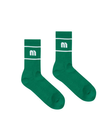 Color Middle Socks_Green (Men)