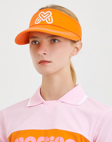 Wide Brim Sunvisor_Orange