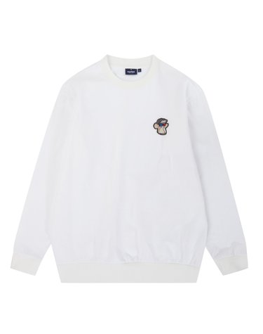 Basic Sweat Shirts_White (Men)