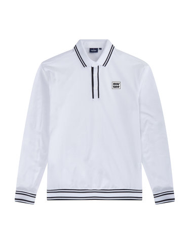 Sporty Polo Shirts_White (Men)
