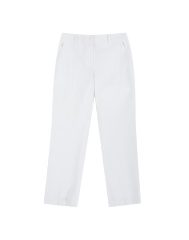 Boot Cut Pants_White