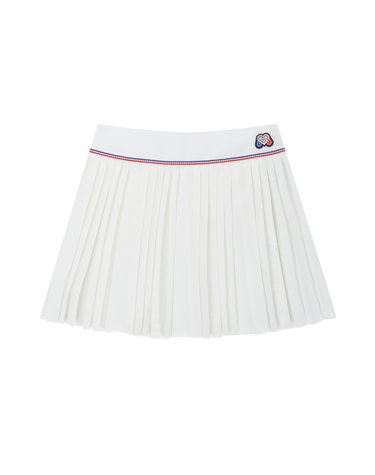 Multi Pleats Culotte_White