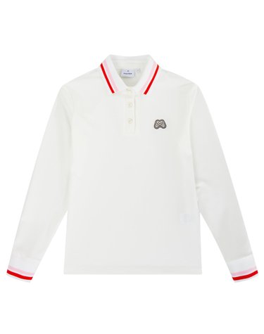 Double Collar Polo Shirts_White
