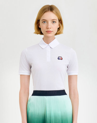 Basic Polo Pique Shirts_White