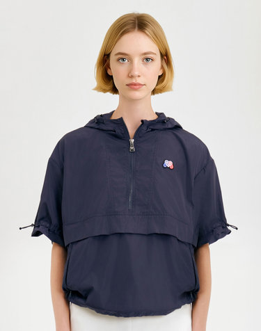 Hoody Anorak Jumper_Navy
