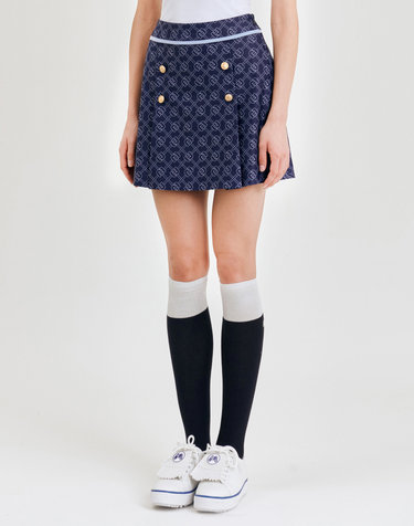 All-over Symbol Culottes_Navy