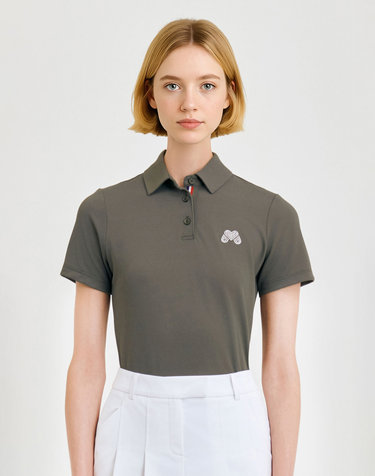 Ice Cotton Polo Shirts_Khaki