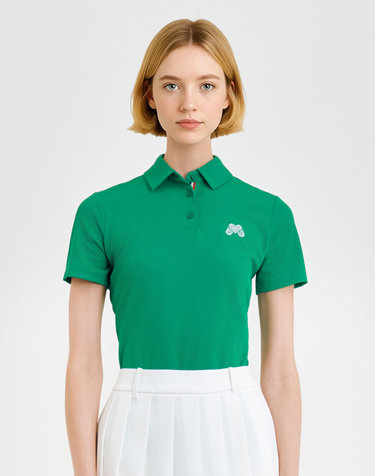 Ice Cotton Polo Shirts_Green