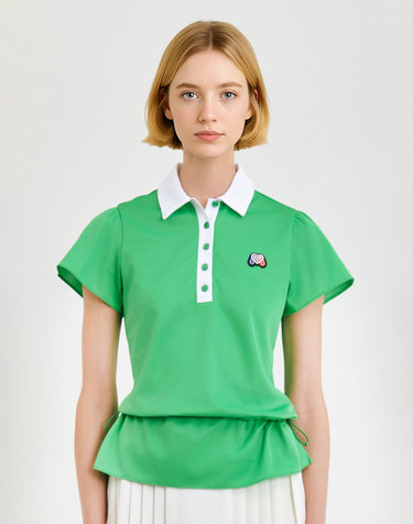 Frill Polo Shirts_Green