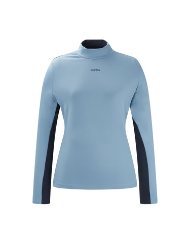 Reversal Mock Neck Shirts_S/Blue