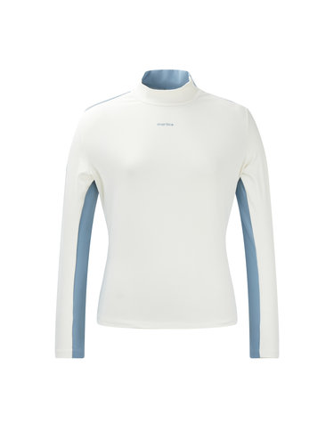 Reversal Mock Neck Shirts_O/White