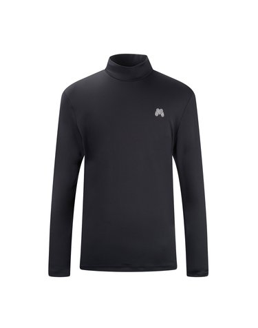 Stretch Mock Neck Baselayer_Black (Men)