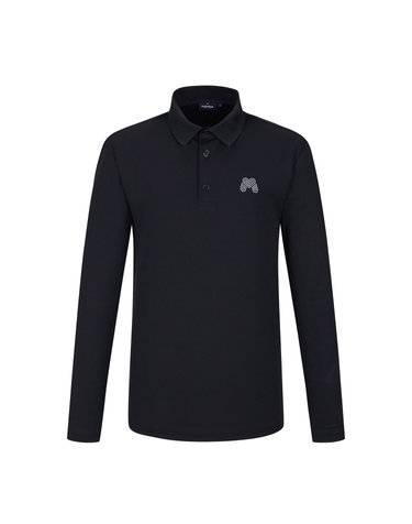 Color Basic Polo Shirts_Black (Men)